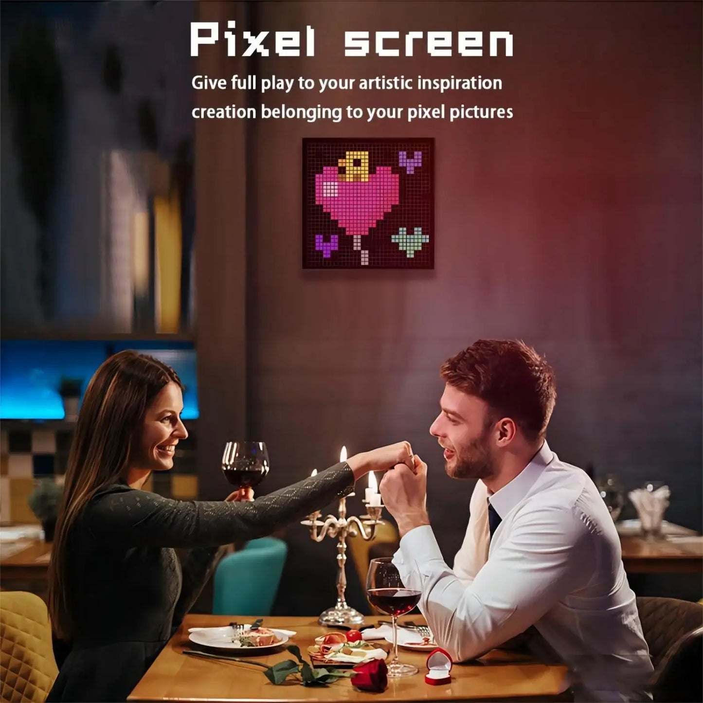 Pixel-Bilderrahmen verschönern Ihre Wohnung